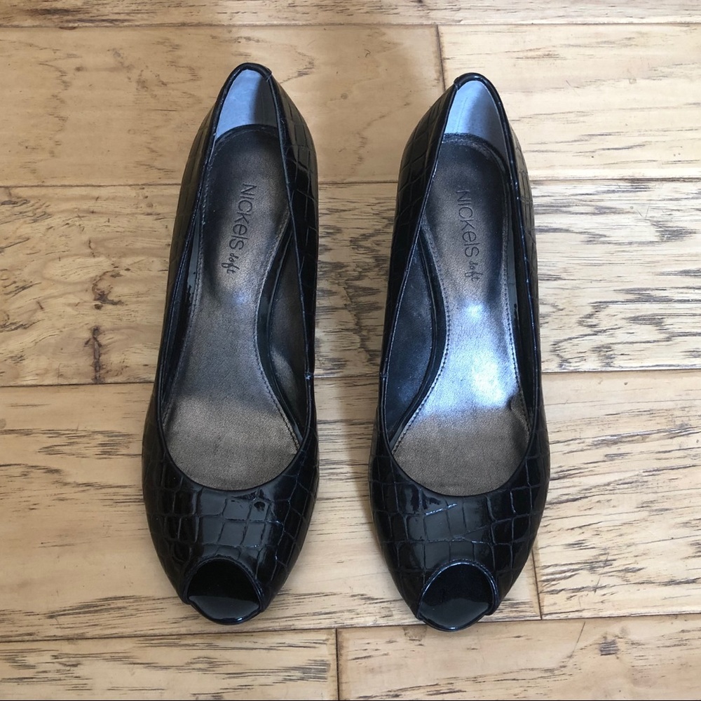 MACY’s Black Wedges